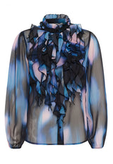 Lilja blå med lång ärm