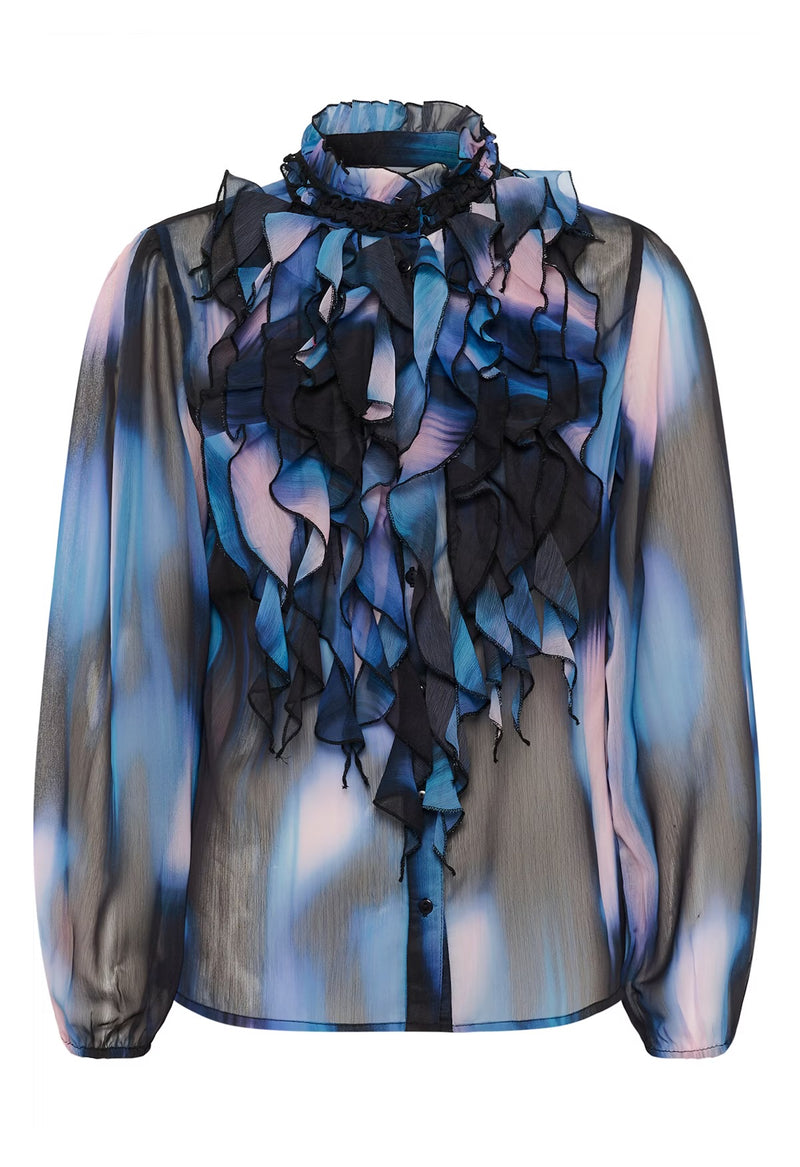 Lilja blå med lång ärm