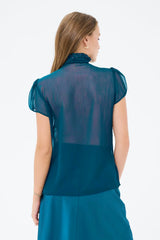 Lilja blus enfärgad