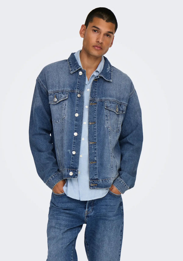 Jeansjacka herr/unisex