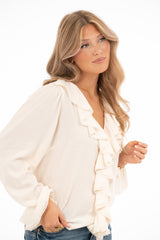 INGRID BLOUSE BUTTERCREAM