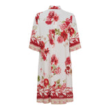 Marta Du Chateau - Dress - Red Flower - Florielle