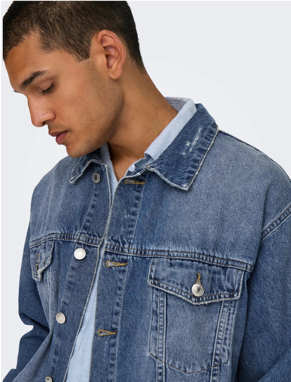 Jeansjacka herr/unisex