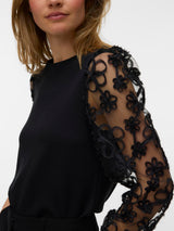 Vero Moda - Topp - Black - Hali