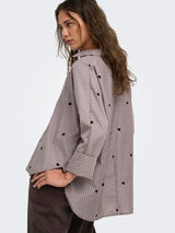 Only - Skjorta - Coffee bean - New Lina Grace