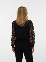 Vero Moda - Topp - Black - Hali