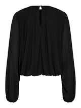 Jacqueline De Yong - Top - Black - Uso L/s Bubblehem