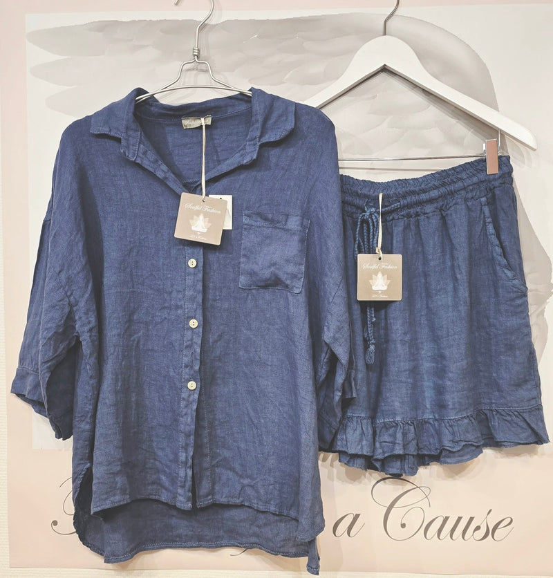 Shorts Linn 100% linne