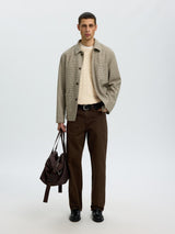 Selected Men - Pullover - Birch - Braun