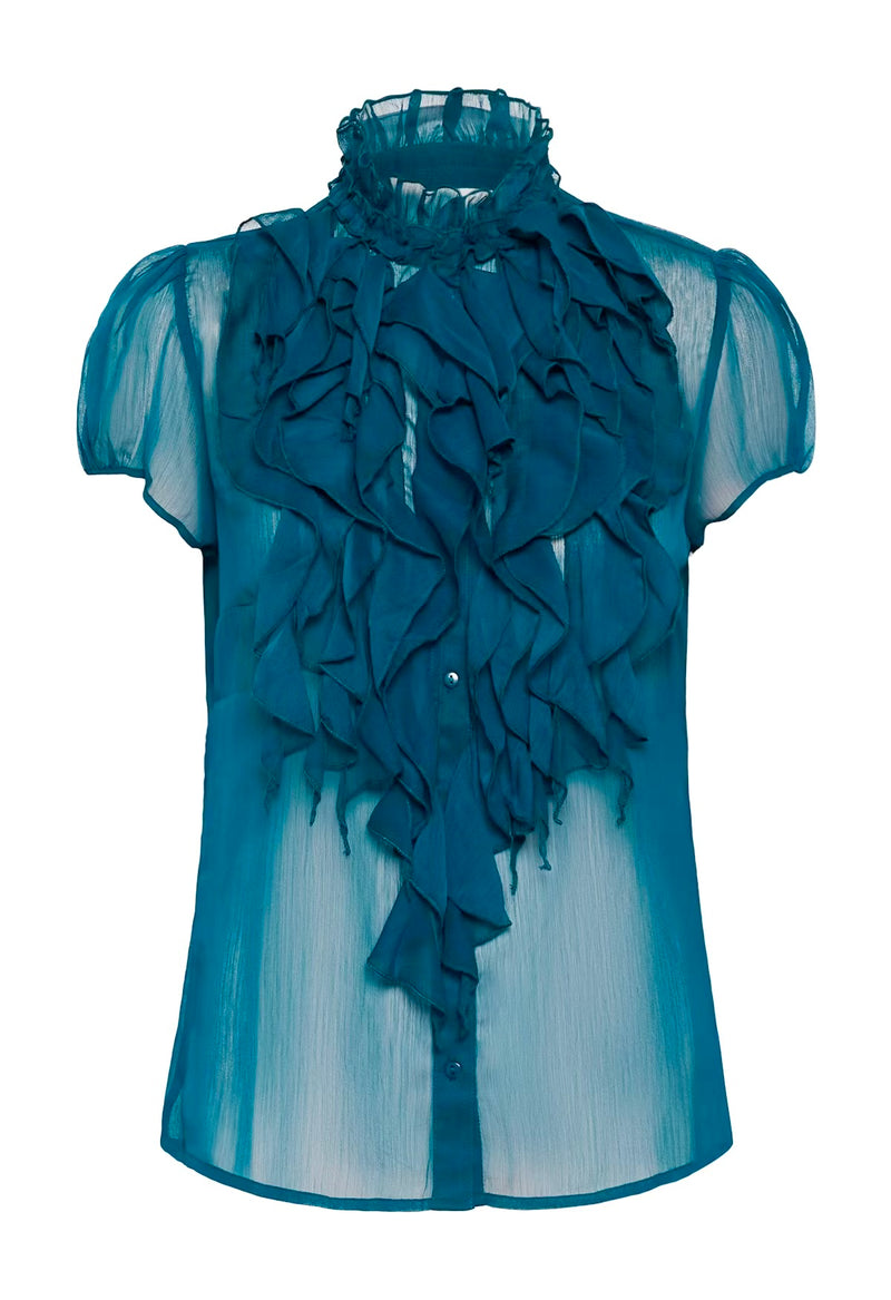 Lilja blus enfärgad