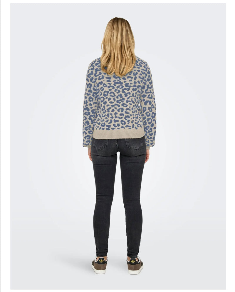 Lorraine tröja Leo jeansblå