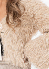 Chantelle knit jacket oyster