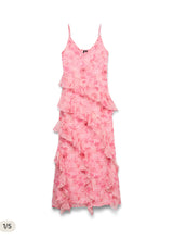 VMSMILLA SL LONG FRILL DRESS