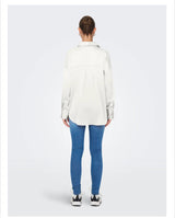 ONLMARTA L/S OVERSIZE SATIN SHIRT WVN