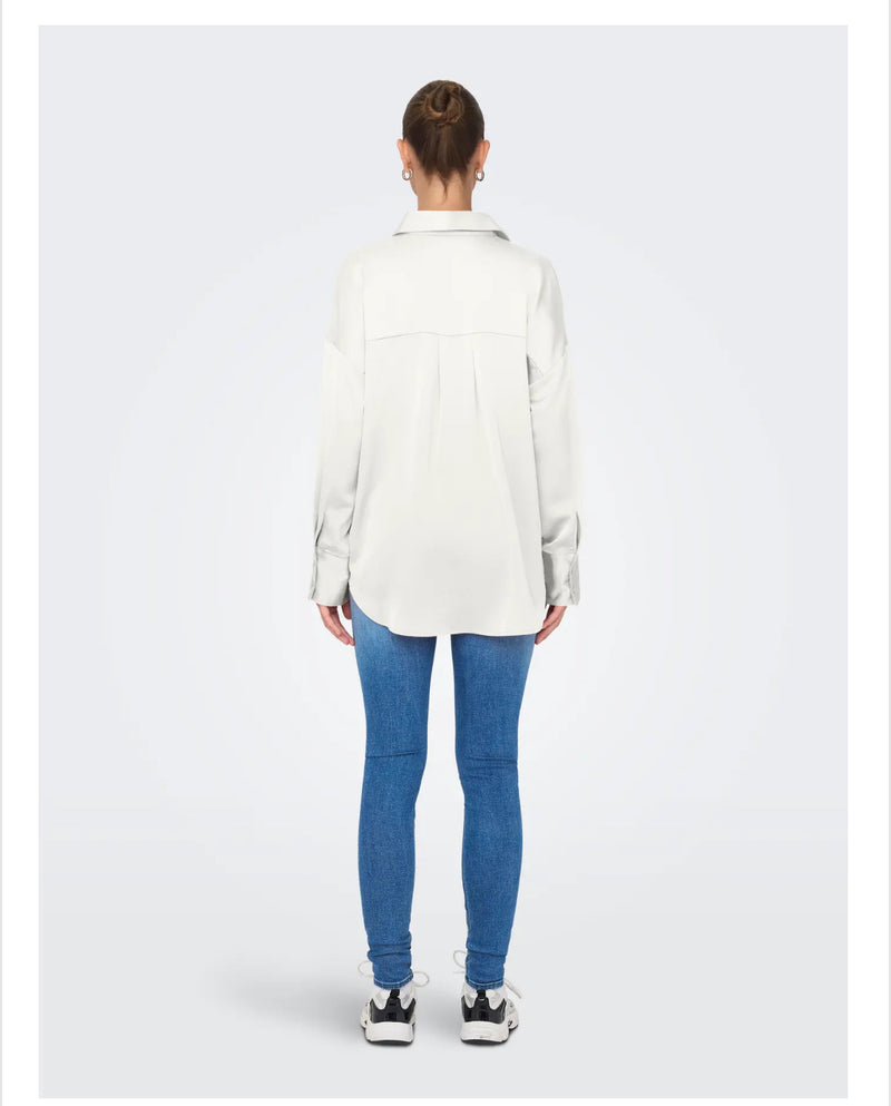 ONLMARTA L/S OVERSIZE SATIN SHIRT WVN