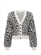 Lorraine cardigan        animal leo