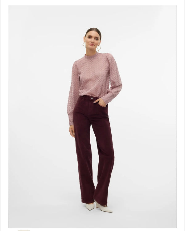 TESSA MANCHESTER BYXA HR WIDE CORDUROY