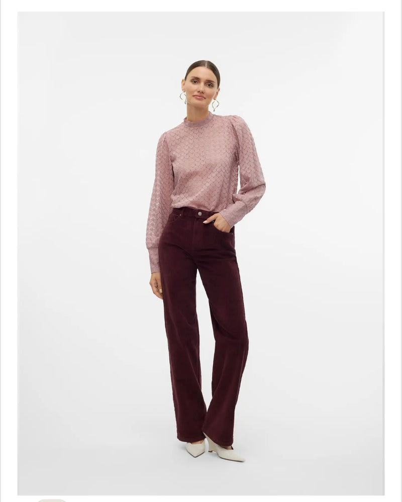TESSA MANCHESTER BYXA HR WIDE CORDUROY