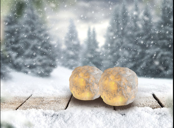 MARBLE Winter äkta marmor bordsljus