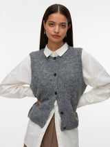 Vero Moda - Pullover - Dark grey melange - Novah