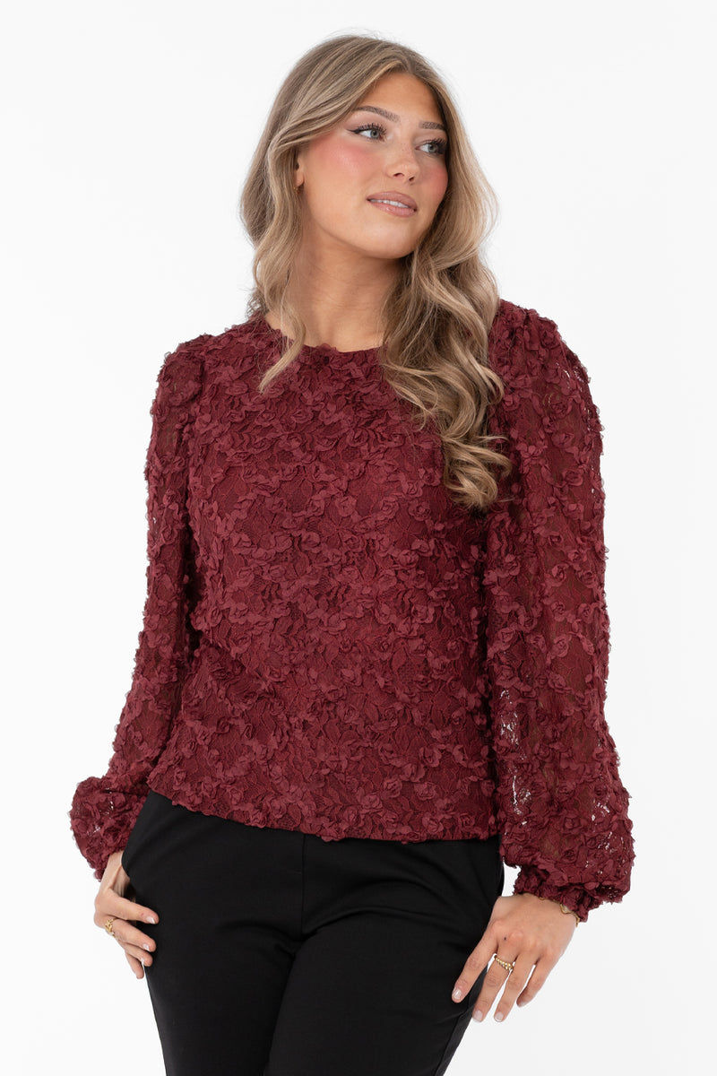 ISOLDE BLOUSE ROSE CHAMPAGNE