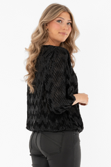 JEWEL PLISSE BLOUSE GOLDEN SAND