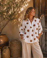 Riva blouse  Marta Du Chateau  - Brown