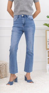 Byxa jeans flaire Cosy