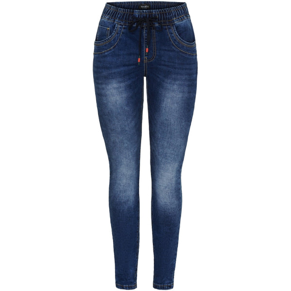 MARTA DU CHATEAU DAM BYXOR MDCARCELIA MDC177-26174 - DARK BLUE