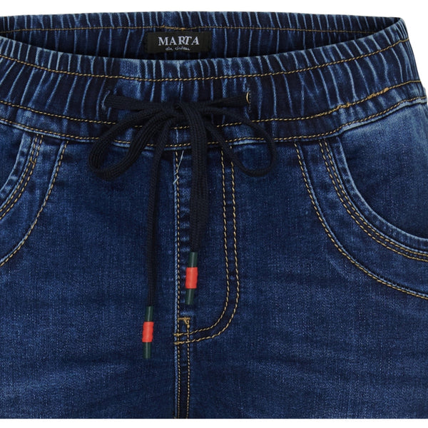 MARTA DU CHATEAU DAM BYXOR MDCARCELIA MDC177-26174 - DARK BLUE