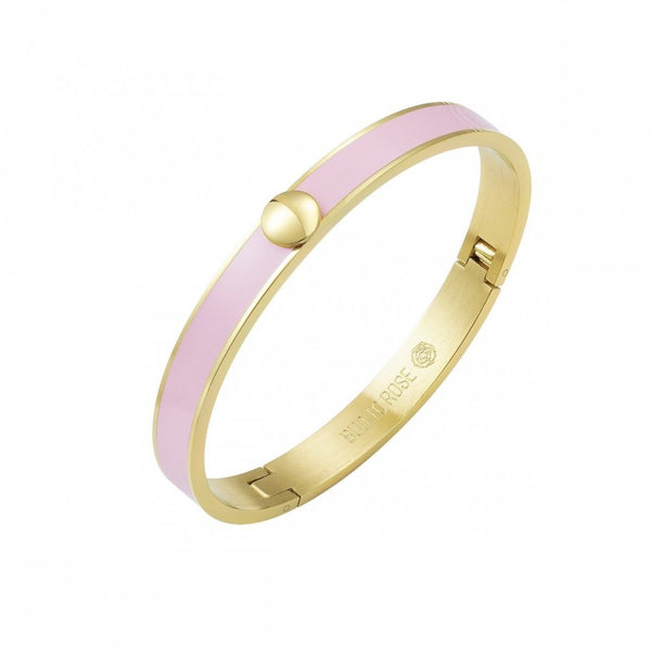 CAPRI ENAMEL BRACELET  mellan PINK/GOLD