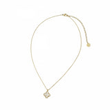 CLOVER NECKLACE IVORY/GOLD