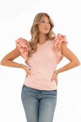 LOIS TOP POWDER PINK