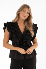 SAVOIR BLOUSE BLACK