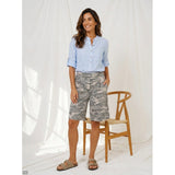 MARTA DU CHATEAU DAM SHORTS MDCZURI - FANGO