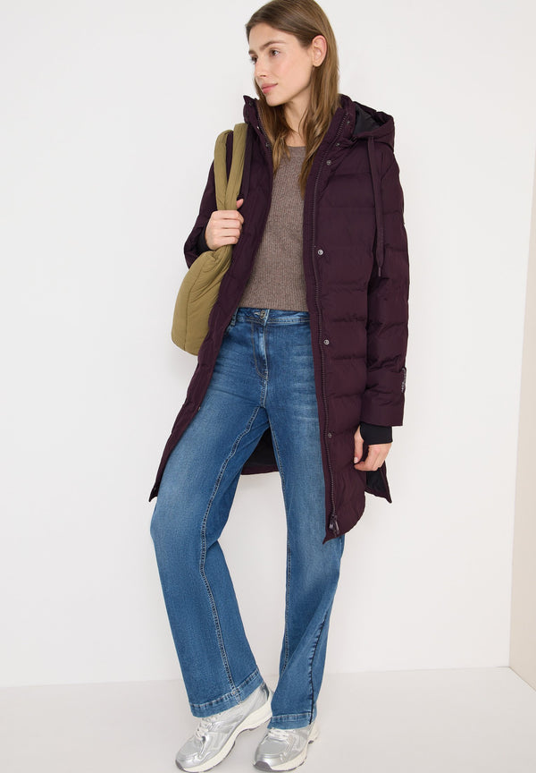 Vinterkappa CECIL             DARK PLUM