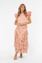 BLOSSOM SKIRT POWDER PINK/ROSE