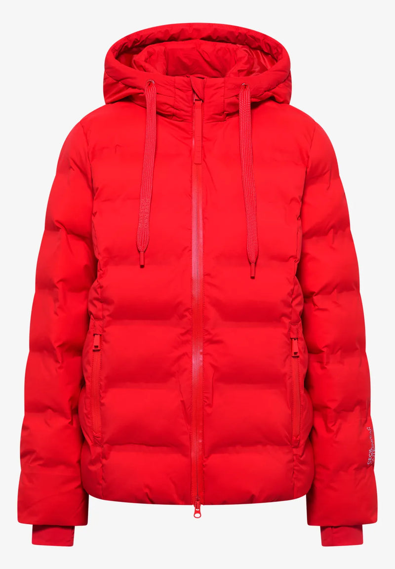 Jacka med tejpade sömmar CECIL orange