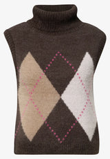 CECIL VÄST COLLAR MED POLO KRAGE
