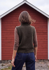 CECIL VÄST COLLAR MED POLO KRAGE