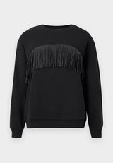 Prima sweat med fransar