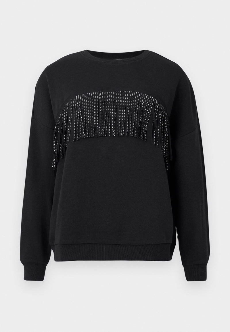 Prima sweat med fransar