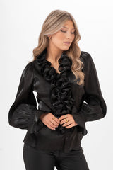 Aria blouse brun