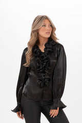 Aria blouse brun