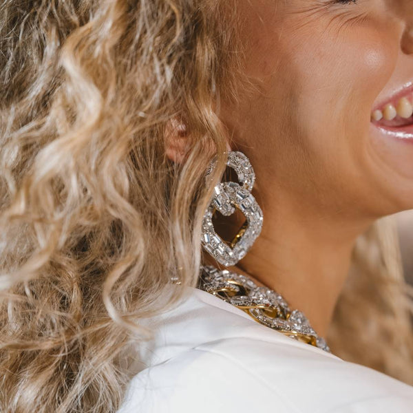 Sparkle crystal earring