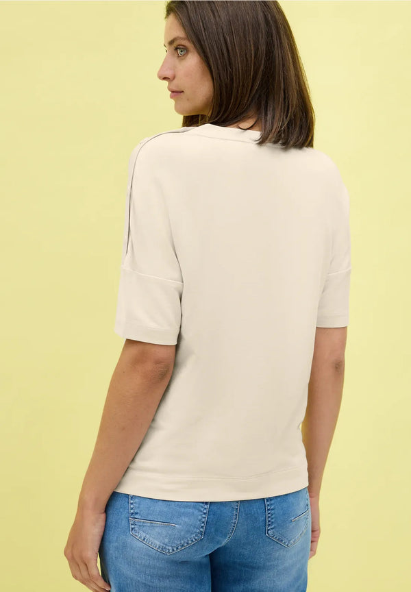 T-shirt med knappar