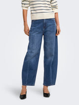 Barrel Jeans Jessica Medium Blue Denim  Only