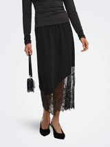 Jacqueline De Yong - Skirt - Black - Jdygeggo Life Mix Lace