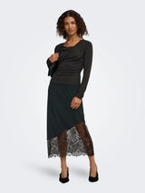 Jacqueline De Yong - Skirt - Black - Jdygeggo Life Mix Lace
