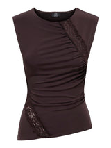 Jacqueline De Yong - Top - Chocolate Plum - Misty S/L